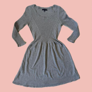 Gray Knit Women's Dress